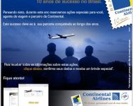 E-Mail Marketing Continental Airlines